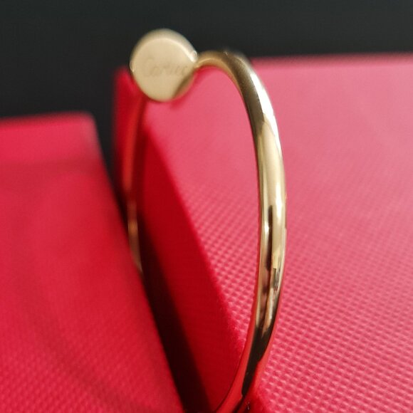 18k gold bangle - Nail cuff bangle - Pics part 1 - Picture 4 of 16